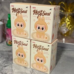 Brand New In Box — Have A Seat Labubu Figurine Set Mystery Boxes Popmart